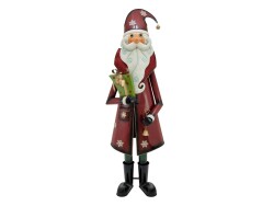 Santa Claus, Metal, 195cm, red