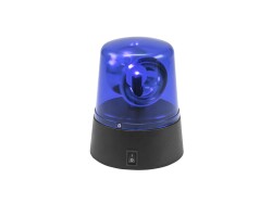 LED Mini Police Beacon blue USB/Battery