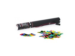 Electric Confetti Cannon 50cm, multicolor metallic