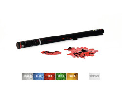 Electric Confetti Cannon 80cm, red metallic