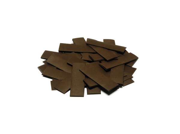 Slowfall Konfetti rechteckig 55x18mm, braun, 1kg