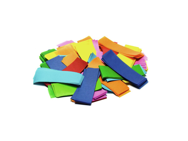 Slowfall Confetti rectangular 55x18mm, multicolor, 1kg