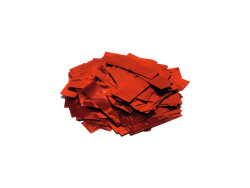 Metallic Confetti rectangular 55x18mm, red, 1kg