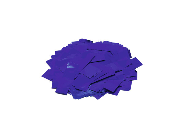 Metallic Confetti rectangular 55x18mm, blue, 1kg