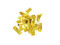 Metallic Confetti rectangular 55x18mm, gold, laser effect, 1kg