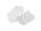 Slowfall Confetti Hearts 55x55mm, white, 1kg