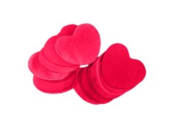 Slowfall Confetti Hearts 55x55mm, red, 1kg
