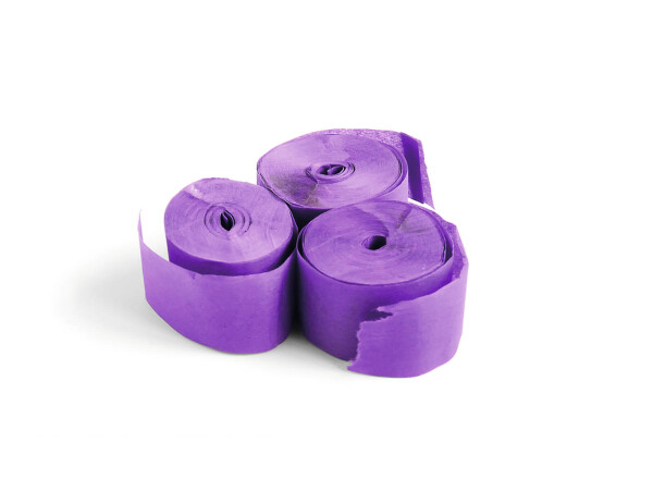 Slowfall Streamers 10mx1.5cm, purple, 32x