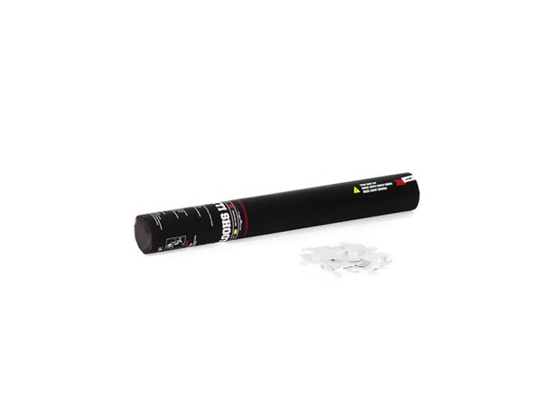 Handheld Confetti Cannon 28cm, white