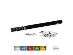 Handheld Confetti Cannon 80cm, silver