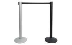 2m Adjustable Crowd Barrier PRO Silver