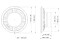 LAVOCE SSF081.50 8" Subwoofer Ferrite Magnet Steel Basket Driver