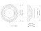 WSF102.00 10" Woofer Ferrite Magnet Steel Basket Driver