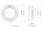 WAF102.50 10" Woofer Ferrite Magnet Aluminium Basket Driver