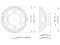 SSF153.00 15 Zoll Subwoofer, Ferrit, Stahlkorb