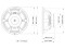 WAF154.02 15" Subwoofer Ferrite Magnet Aluminium Basket Driver