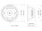 WAF154.01 15" Subwoofer Ferrite Magnet Aluminium Basket Driver