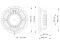 WAN082.50 8" Woofer Neodymium Magnet Aluminium Basket Driver