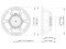 SAN184.03 18" Subwoofer Neodymium Magnet Aluminium Basket Driver