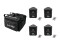 Set 4x AKKU TL-3 QuickDMX + Soft Bag