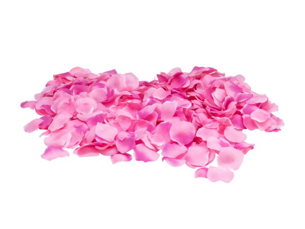 Rosenblätter, künstlich, pink, 500x