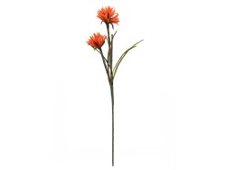 Dahlie (EVA), Kunstpflanze, orange, 100cm