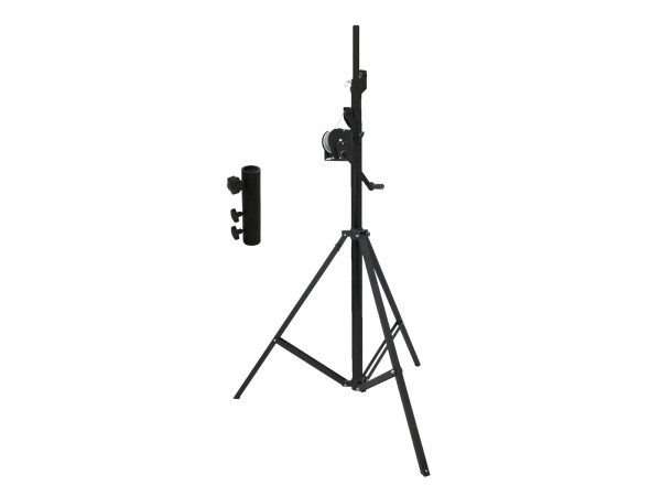 Set STT-400/85 Winch stand TÜV/GS black + STV-3529 Adapter long