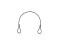 Steel Rope (SC) 400x3mm black