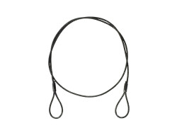 Stahlseil (SC) 900x3mm schwarz