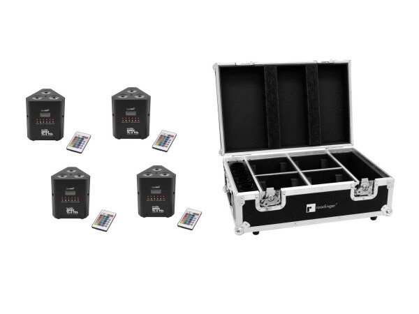 Set 4x AKKU TL-3 TCL QuickDMX + Case with charging function