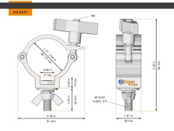 Half Coupler Small Easy 48-51/30/100kg stage black