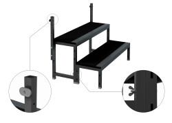 Stage Deck Modular Step 80cm