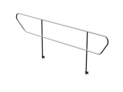 Stage Deck GT hand rail for variable steps (left side)