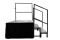 Stage Deck Velvet stage platform skirt 20 x 205cm straight