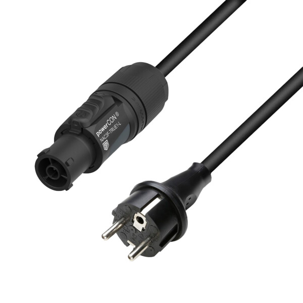 5 STAR TCON 0500 - Netzkabel | Neutrik TRUE1® x CEE 7/7 mit Titanex® Leitung | 5 m
