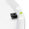 SSP WB SET 1 W - Support de haut-parleur avec base et plaque de poids en fonte, blanc