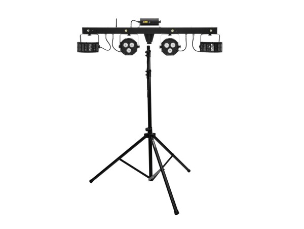 Set LED KLS Laser Bar FX-Lichtset + M-4 Boxenhochständer