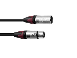 XLR cable COL 3pin 7.5m bk Neutrik