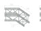 QUADLOCK S6082C-23 2-Wege-Ecke 135°
