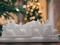 Winterlandschaft aus Schneematte, schwer entflammbar B1