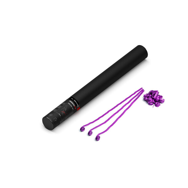 Handheld Cannon Streamers Purple 50cm