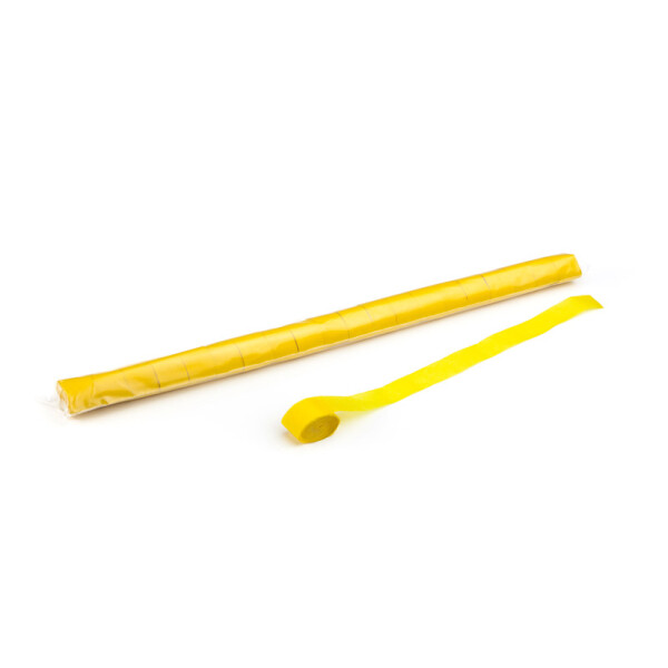 Streamers 10m x 2.5cm - Yellow
