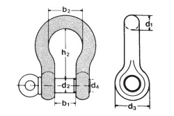 shackle HA2 2t 1/2-48