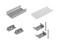 Mounting set U-profile 20mm for LED Strip
