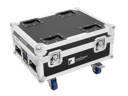 Flightcase 4x AKKU IP UP-4 QuickDMX with charging function