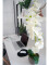Orchidee, Kunstpflanze, cremefarben, 80cm