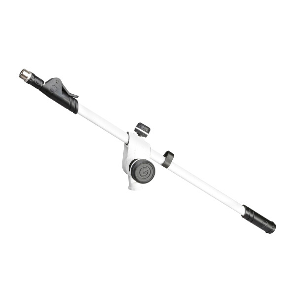 MS W 22 - 2-Point Adjustment Telescoping Boom Arm, White
