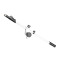 MS W 22 - 2-Point Adjustment Telescoping Boom Arm, White