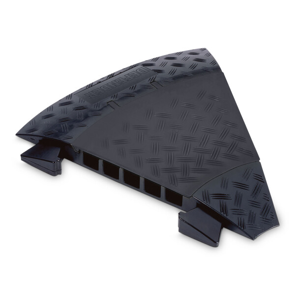 MIDI C BLK - 45° Bend for Cable Bridges 5 Channels, black