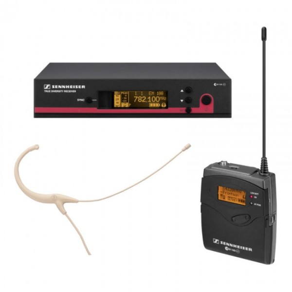 Miete: Sennheiser EW100 G3 Taschensender, Funkmikrofon Set, 2x Empfänger, 2x EW 100 Bodypack, 2x Headset